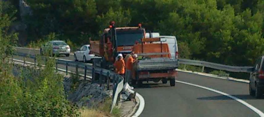 Radovi na magistrali kod škole