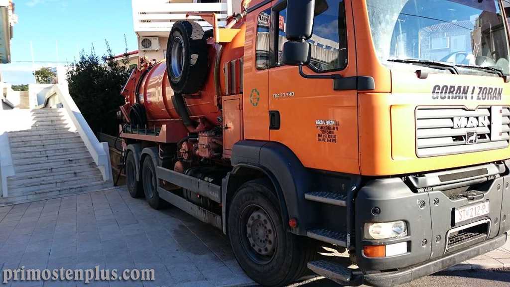 pročišćavanje cijevi u primoštenu