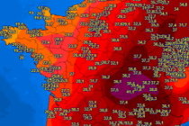 EUROPA GORI : Novi apsolutni temperaturni rekordi u Europi: Zaragoza 44.5°C, Geneva 39.7°C