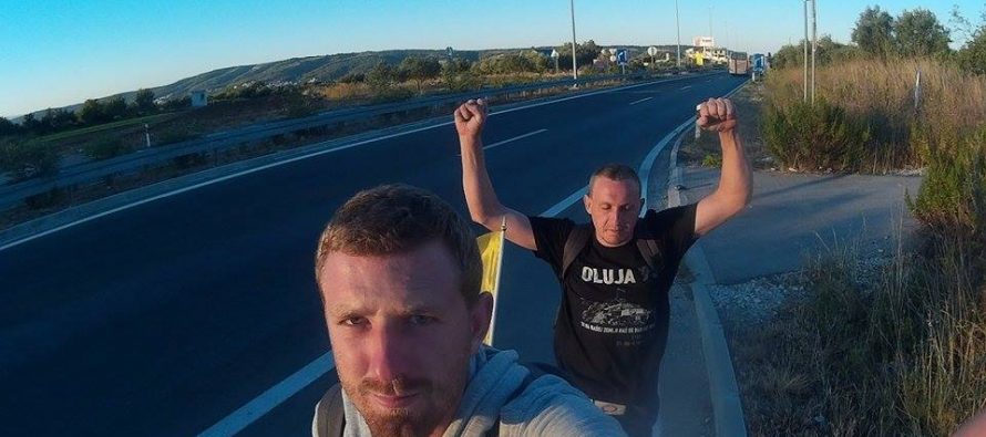 Jure i Ivan 18 sati hodočastili do Sinja