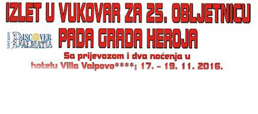 Prijavite se za izlet u Vukovar za 25. obljetnicu pada grada heroja