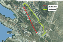 Zatvara se do kraja svibnja glavna šibenska prometnica! Zaobilaznica će ići preko Vidika