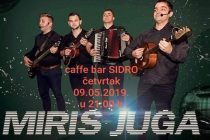 Miris Juga večeras u Sidra
