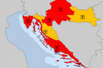 Zbog vrućina opasnih po zdravlje za obalni dio zemlje je na snazi najviši crveni meteoalarm