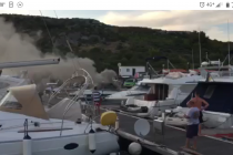 VIDEO: Gori brod u Kremiku