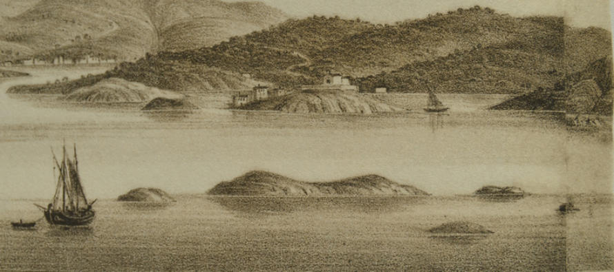 PRIKAZ PRIMOŠTENA NA TURISTIČKOJ PANORAMI AUSTRIJSKOG LLOYDA IZ 19. STOLJEĆA