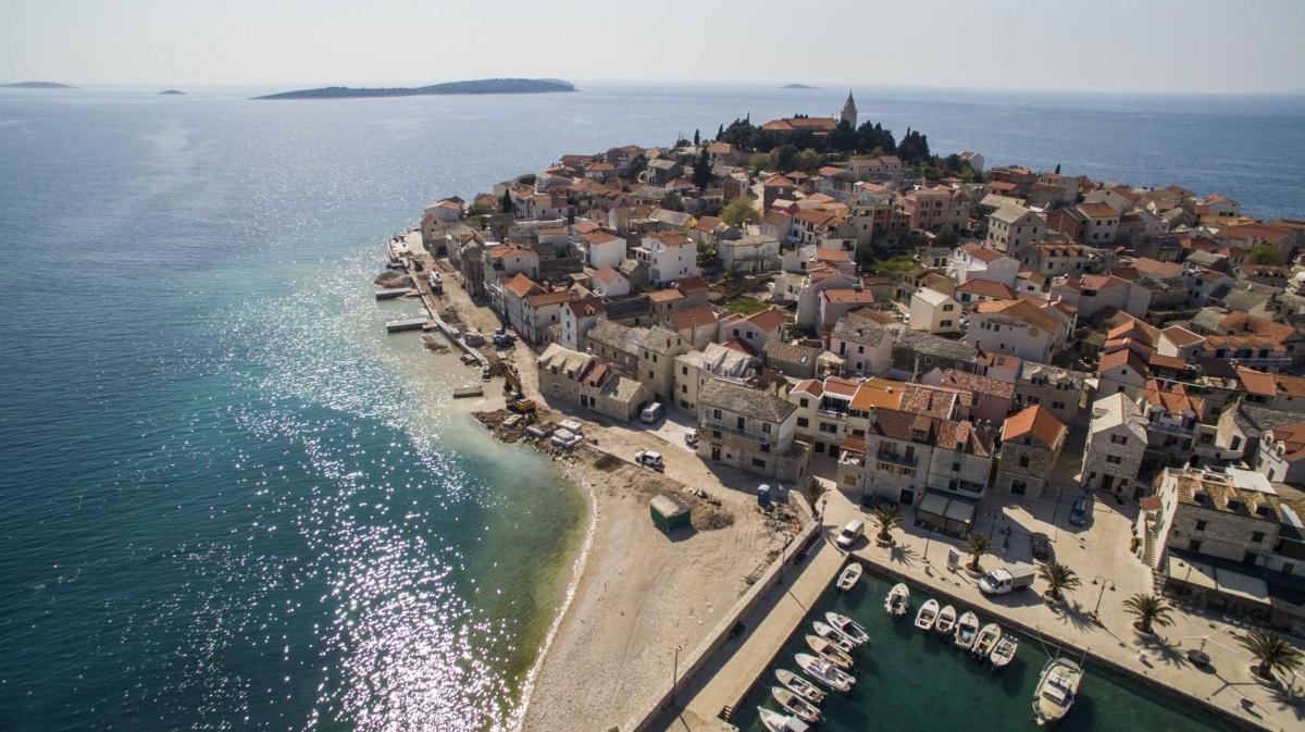 FOTO IZ ZRAKA: Radovi u ulici Podakraje 8.4.2020.