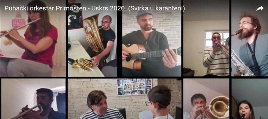 VIDEO: Puhački orkestar Primošten ovaj Uskrs nije mogao održati tradicionalni koncert pa nas je počastio ovim glazbenim videom