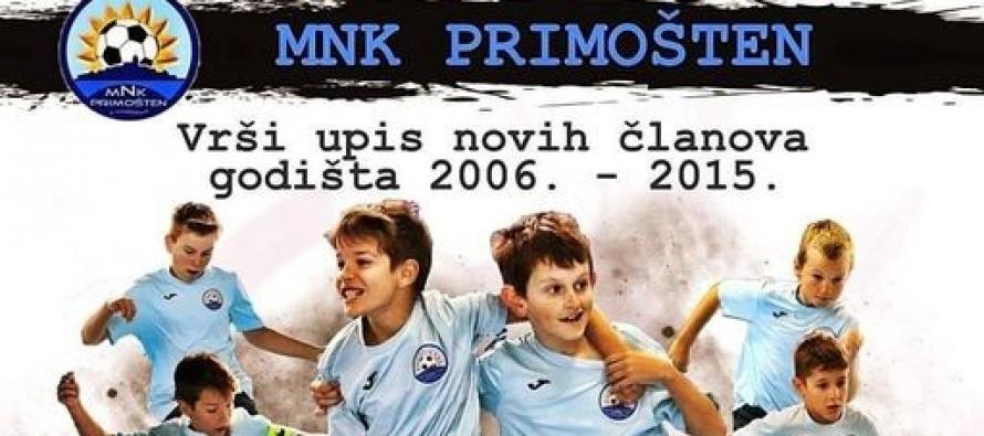 MNK Primošten vrši upis novih članova (godišta 2006 – 2015.)