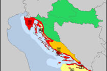 METEOALARM: Upaljen crveni alarm za cijelu obalu