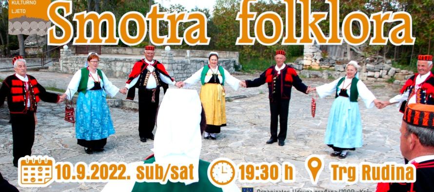 Večeras u 19.30 sati u sklopu primoštenskog kulturnog ljeta uživajte u Smotri folklora