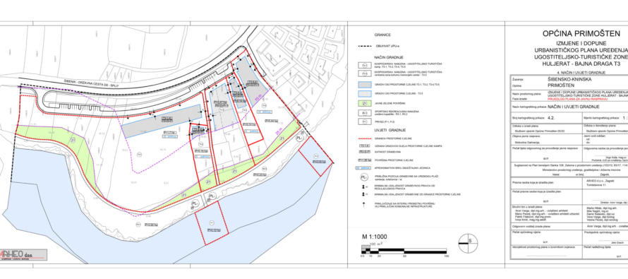 Objava javne rasprave o Prijedlogu Izmjena i dopuna Urbanističkog plana uređenja ugostiteljsko-turističke zone Huljerat-Bajna Draga T3