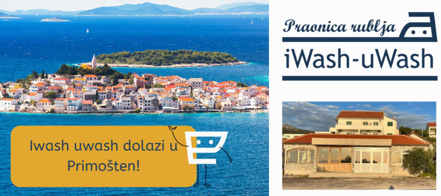 Iwash Uwash praonica rublja sada i u Primoštenu!