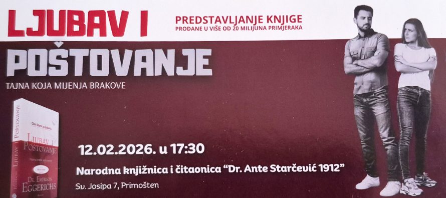 SUTRA ! Predstavljanje knjige “Ljubav i poštovanje” – tajna koja mijenja brakove