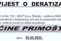 Obavijest o deratizaciji 05.05.2026.
